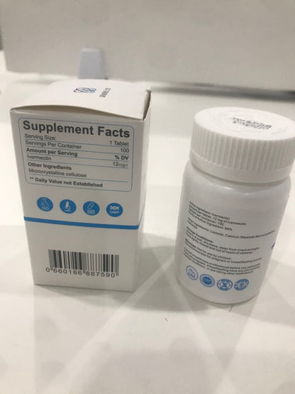 IVERMK 12 mg - 100 tablets